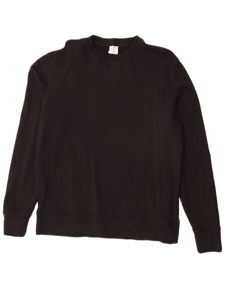 Marks & Spencer Mens Sweatshirt Jumper XL Black Cotton