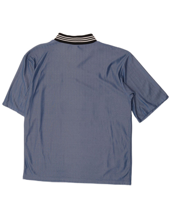 Adidas Mens Newcastle United 1996-1997 Away Shirt XL Blue Polyester Sports