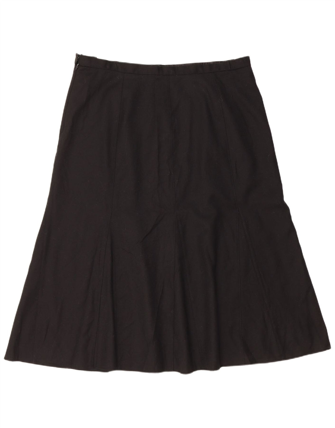 Orvis Womens Trumpet Skirt US 18 2XL W38 Black Wool