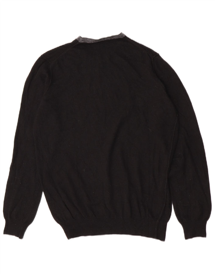 Blauer Mens Crew Neck Jumper Sweater Medium Black