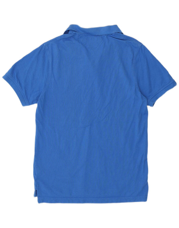 Tommy Hilfiger Mens Slim Fit Polo Shirt Large Blue Cotton