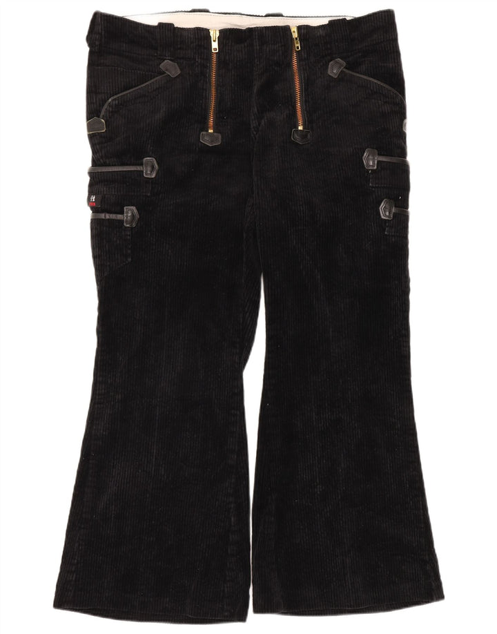 FHB Mens Guild Bootcut Cargo Trousers W40 L28 Black