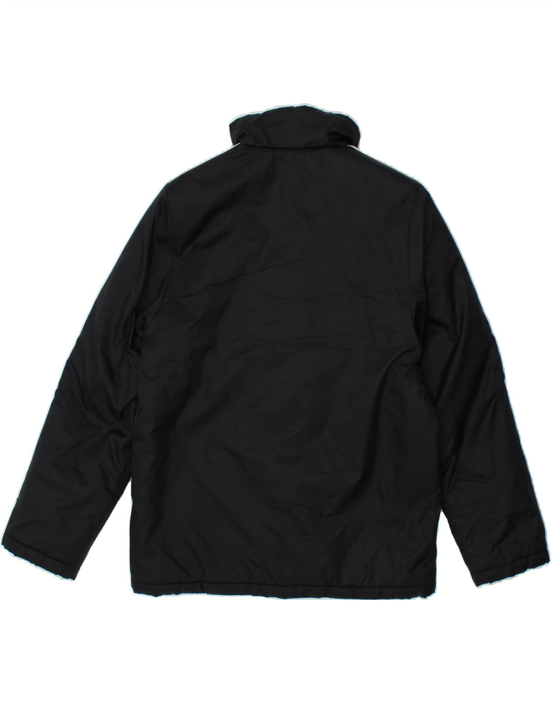 ADIDAS Boys Windbreaker Jacket 11-12 Years Black Polyamide Vintage Adidas and Second-Hand Adidas from Messina Hembry 