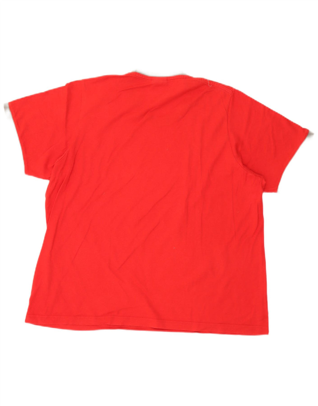 Adidas Mens Graphic T-Shirt Top Medium Red Cotton