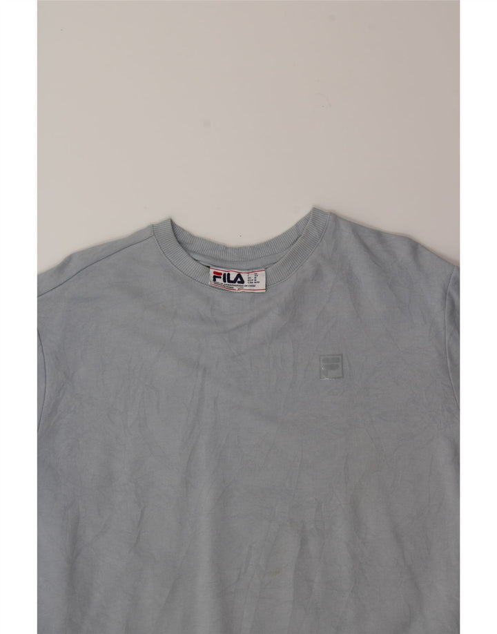 FILA Mens Sweatshirt Jumper Medium Grey Cotton Vintage Fila and Second-Hand Fila from Messina Hembry 