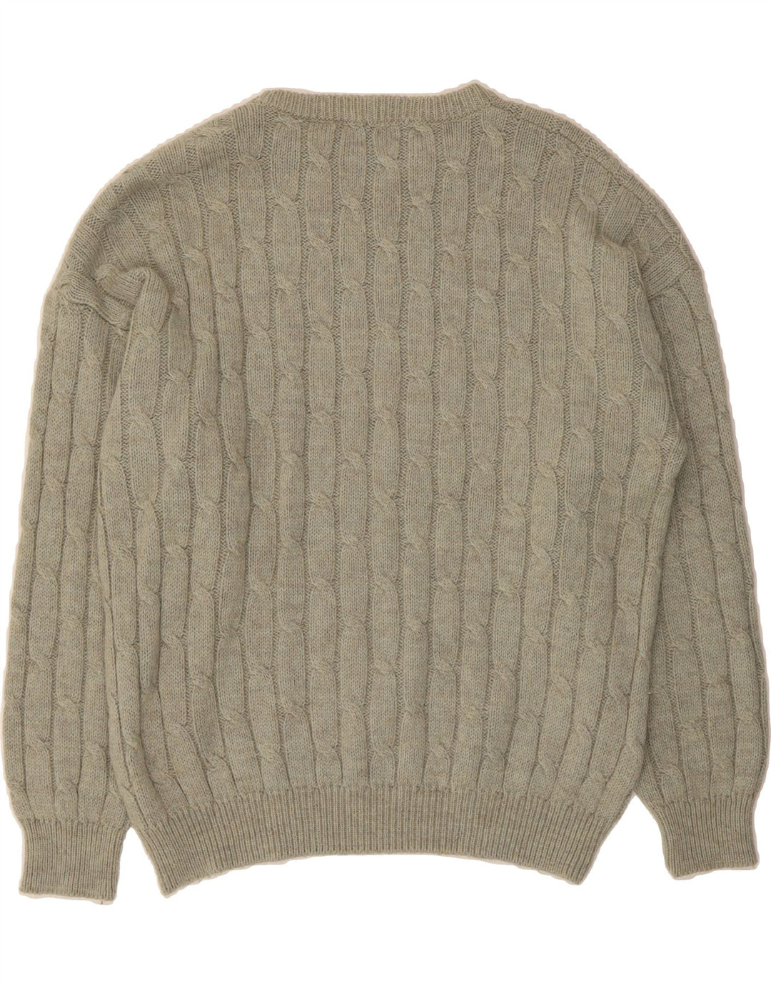 VINTAGE Mens Crew Neck Jumper Sweater XL Grey Vintage Vintage and Second-Hand Vintage from Messina Hembry 