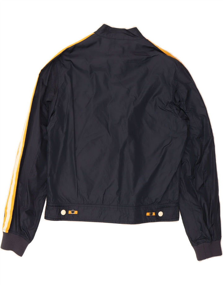GAS Mens Bomber Jacket UK 38 Medium Navy Blue Colourblock Vintage Gas and Second-Hand Gas from Messina Hembry 