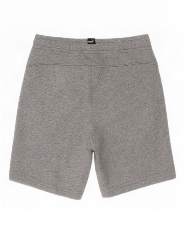 Puma Boys Sport Shorts 7-8 Years Grey Cotton