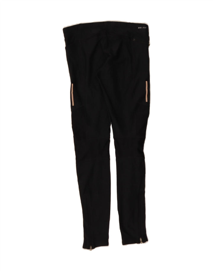 NIKE Womens Dri Fit Leggings UK 8 Small  Black Polyester Vintage Nike and Second-Hand Nike from Messina Hembry 
