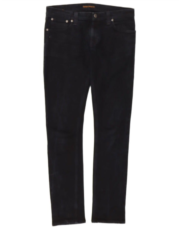 NUDIE JEANS Womens Skinny Jeans W32 L32 Navy Blue Cotton