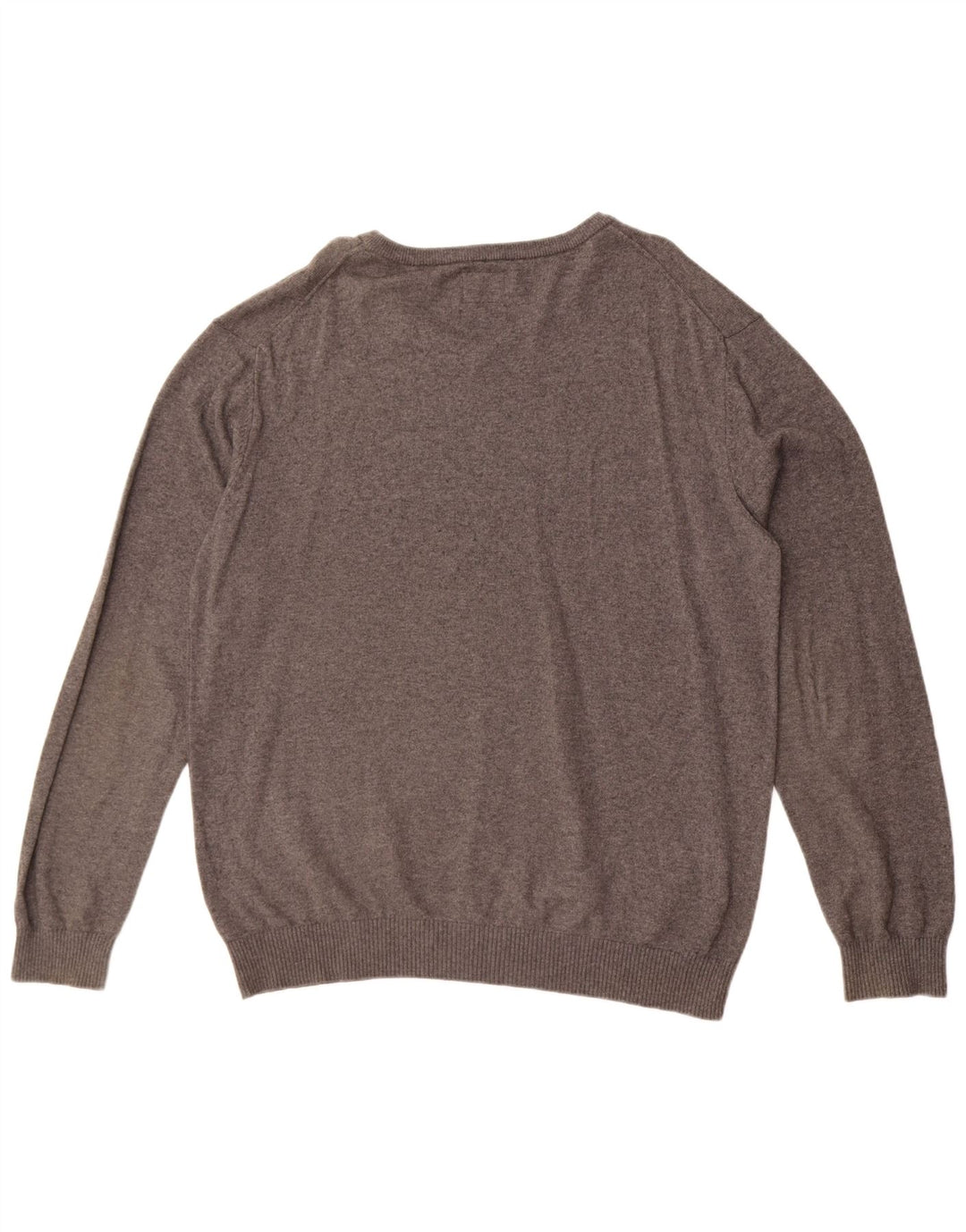 Joules Mens V-Neck Jumper Sweater XL Grey Cotton