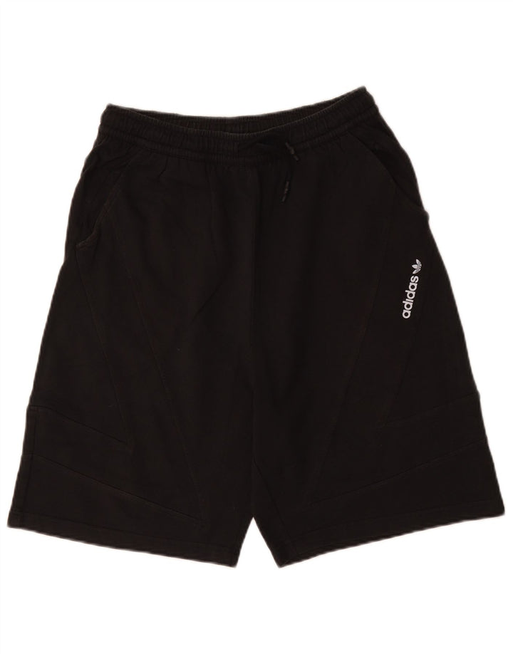 ADIDAS Mens Sport Shorts Small  Black Cotton