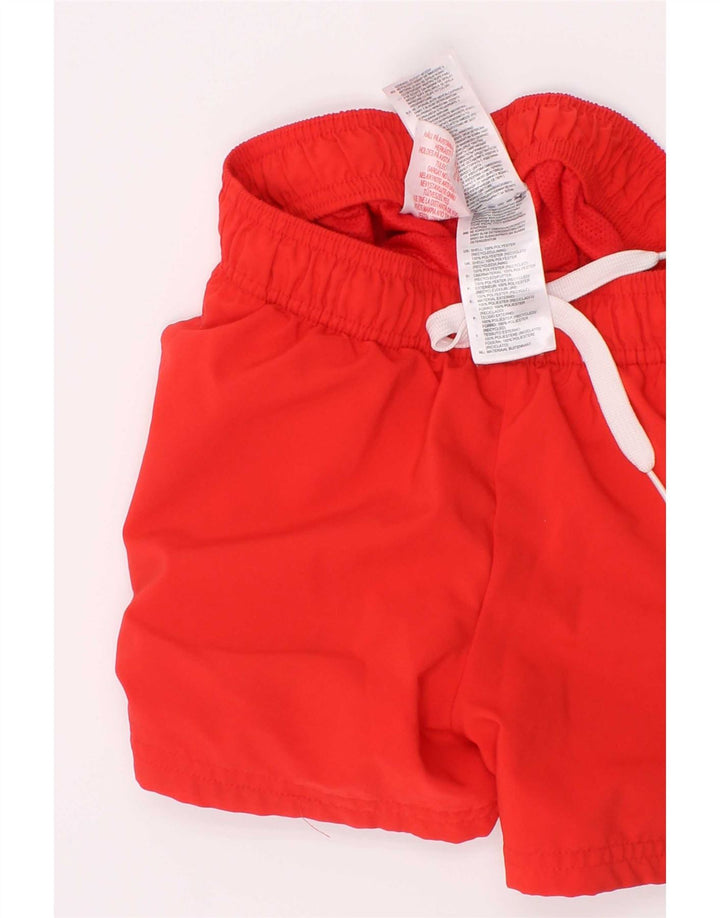 Adidas Boys Sport Shorts 9-10 Years Red Polyester