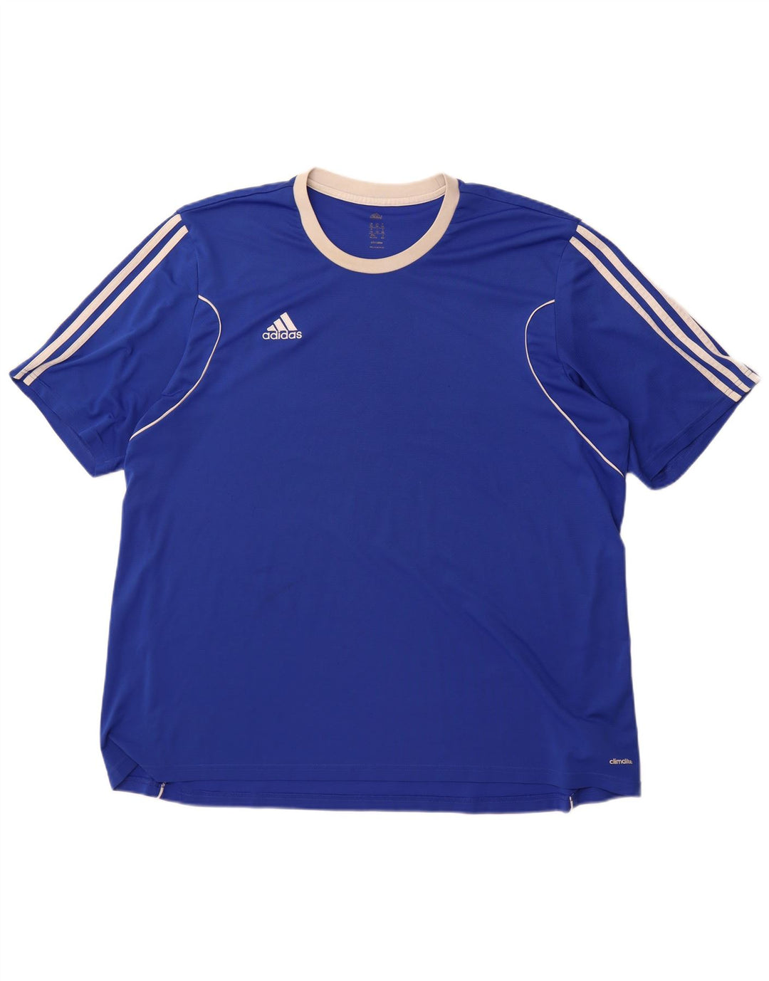 Adidas Mens Climalite T-Shirt Top 3XL Blue Polyester