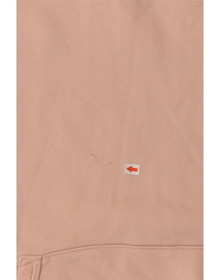 Lyle & Scott Mens Hoodie Jumper Medium Pink Cotton