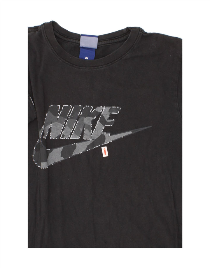 NIKE Mens Graphic T-Shirt Top Small Black Cotton Vintage Nike and Second-Hand Nike from Messina Hembry 