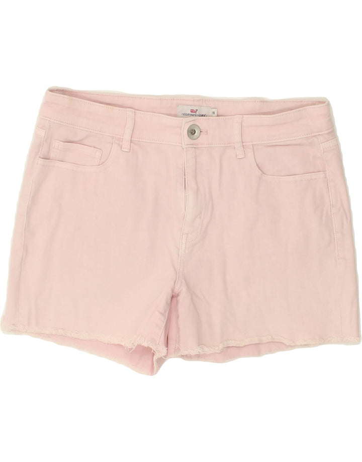 VINEYARD VINES Womens Denim Shorts W28 Medium Pink Cotton Vintage Vineyard Vines and Second-Hand Vineyard Vines from Messina Hembry 