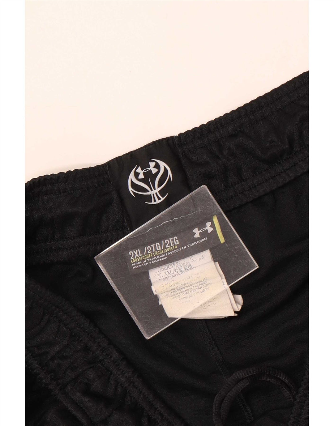 Under Armour Mens Graphic Sport Shorts 2XL  Black Polyester