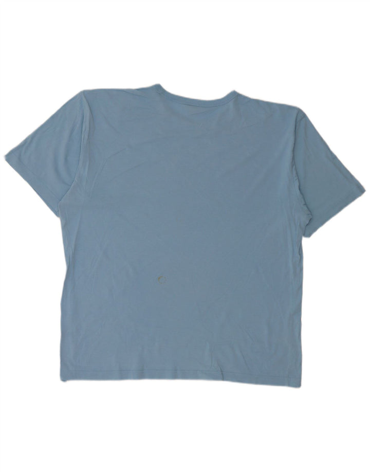 ESPRIT Mens T-Shirt Top Large Blue Cotton