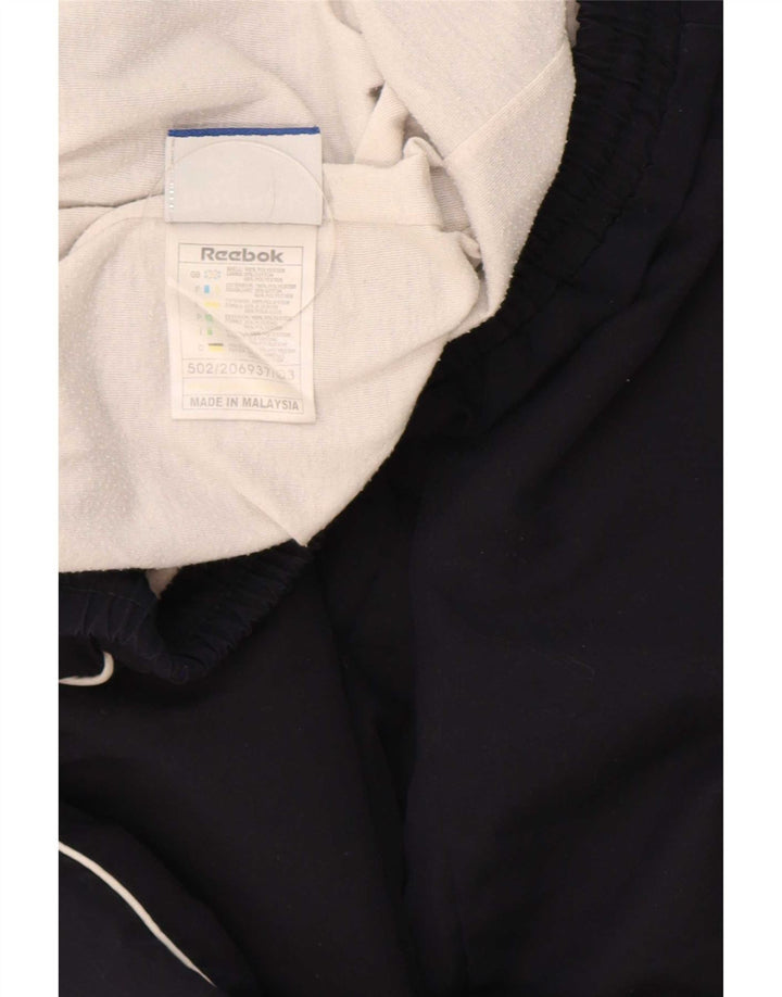 Reebok Mens Tracksuit Trousers XL Navy Blue Polyester