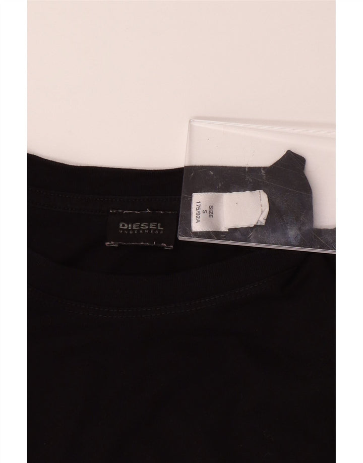 DIESEL Mens T-Shirt Top Small Black Vintage Diesel and Second-Hand Diesel from Messina Hembry 