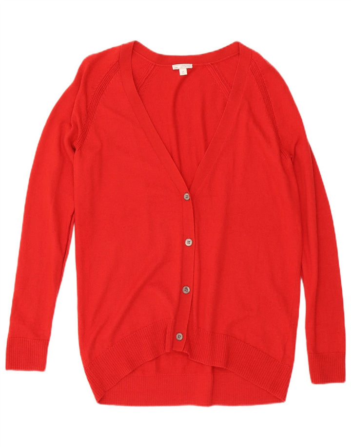 Gap Womens Oversized Cardigan Sweater UK 10 Small Red Nylon