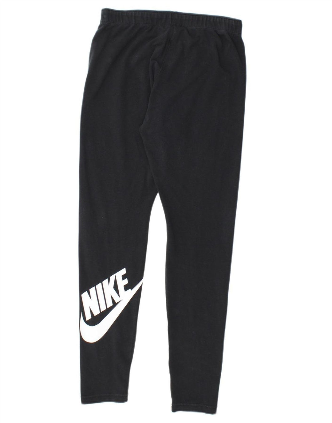 NIKE Womens Graphic Leggings UK 12 Medium  Black