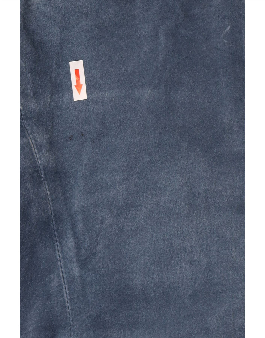 Project Womens Suede Jacket UK 10 Small Blue Leather