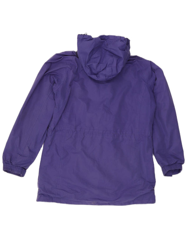 Mountain Warehouse Womens Hooded Raincoat UK 14 Large Purple Polyester