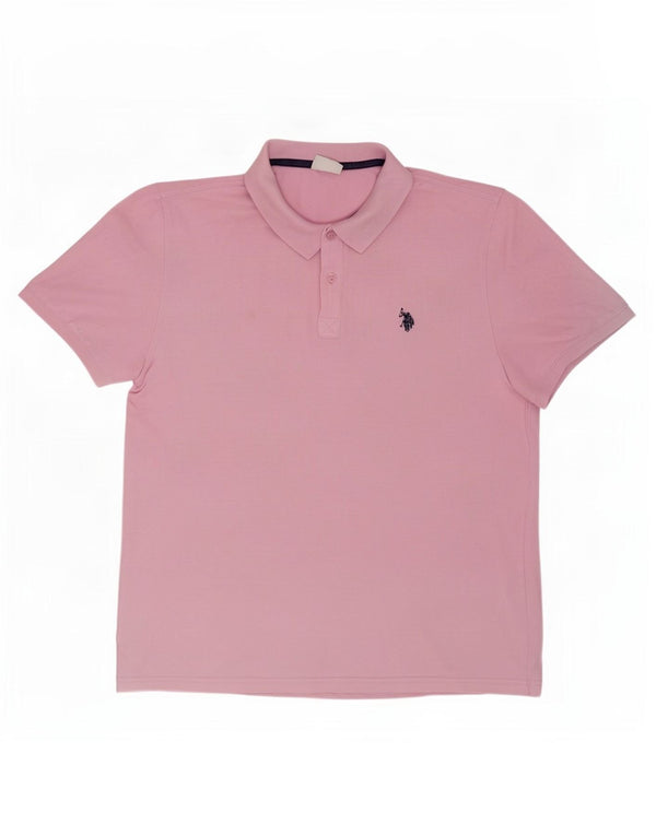 U.S. Polo Assn. Mens Shirt XL Pink Cotton