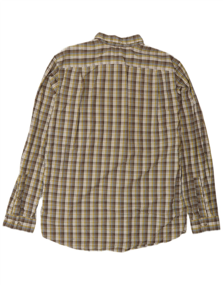 Eddie Bauer Mens Tall Classic Fit Flannel Shirt Large Multicoloured Check