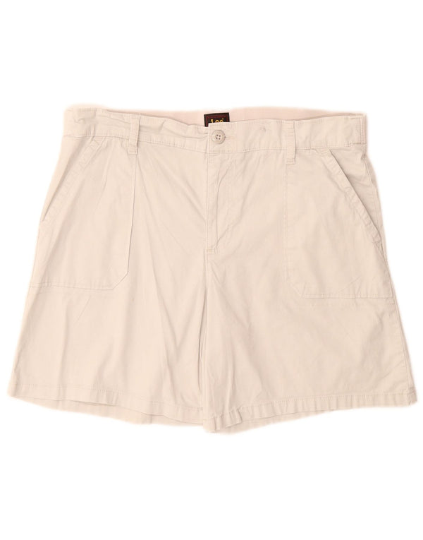 Lee Womens Chino Shorts W34 Large Beige