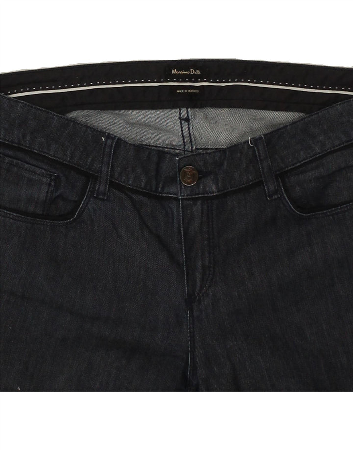 MASSIMO DUTTI Womens Slim Jeans W34 L28  Navy Blue Cotton | Vintage Massimo Dutti | Thrift | Second-Hand Massimo Dutti | Used Clothing | Messina Hembry 
