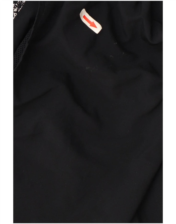 Under Armour Mens Graphic Sport Shorts Small Black Colourblock Polyester