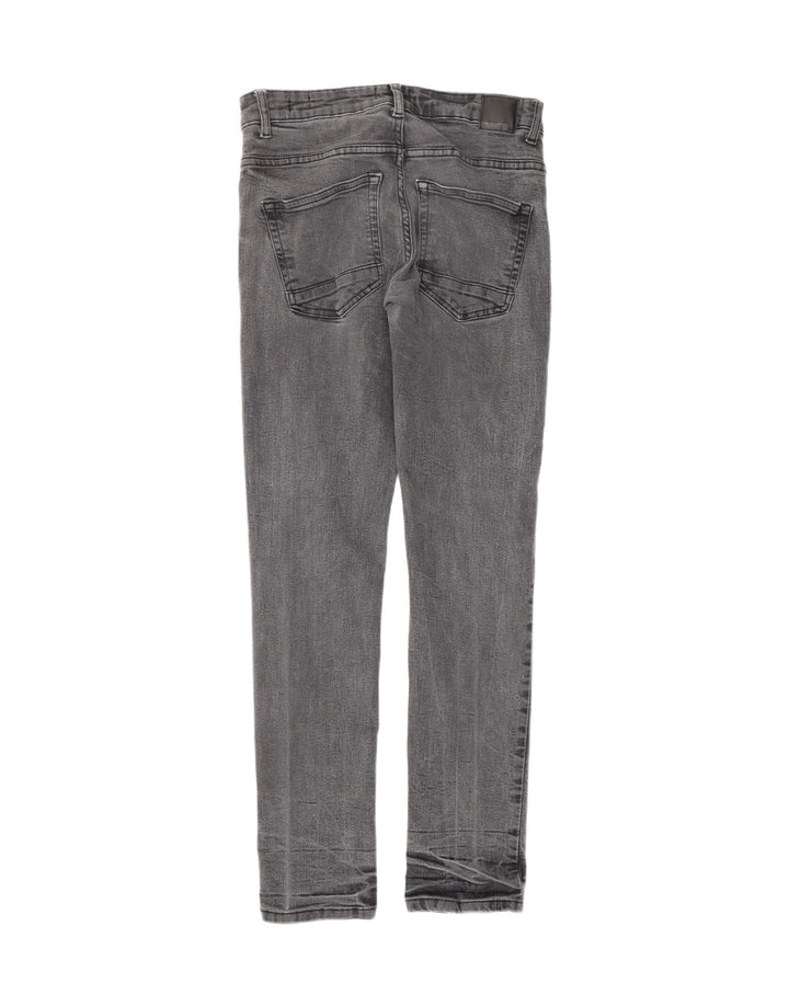 BENCH Mens Slim Jeans W30 L32 Grey Cotton