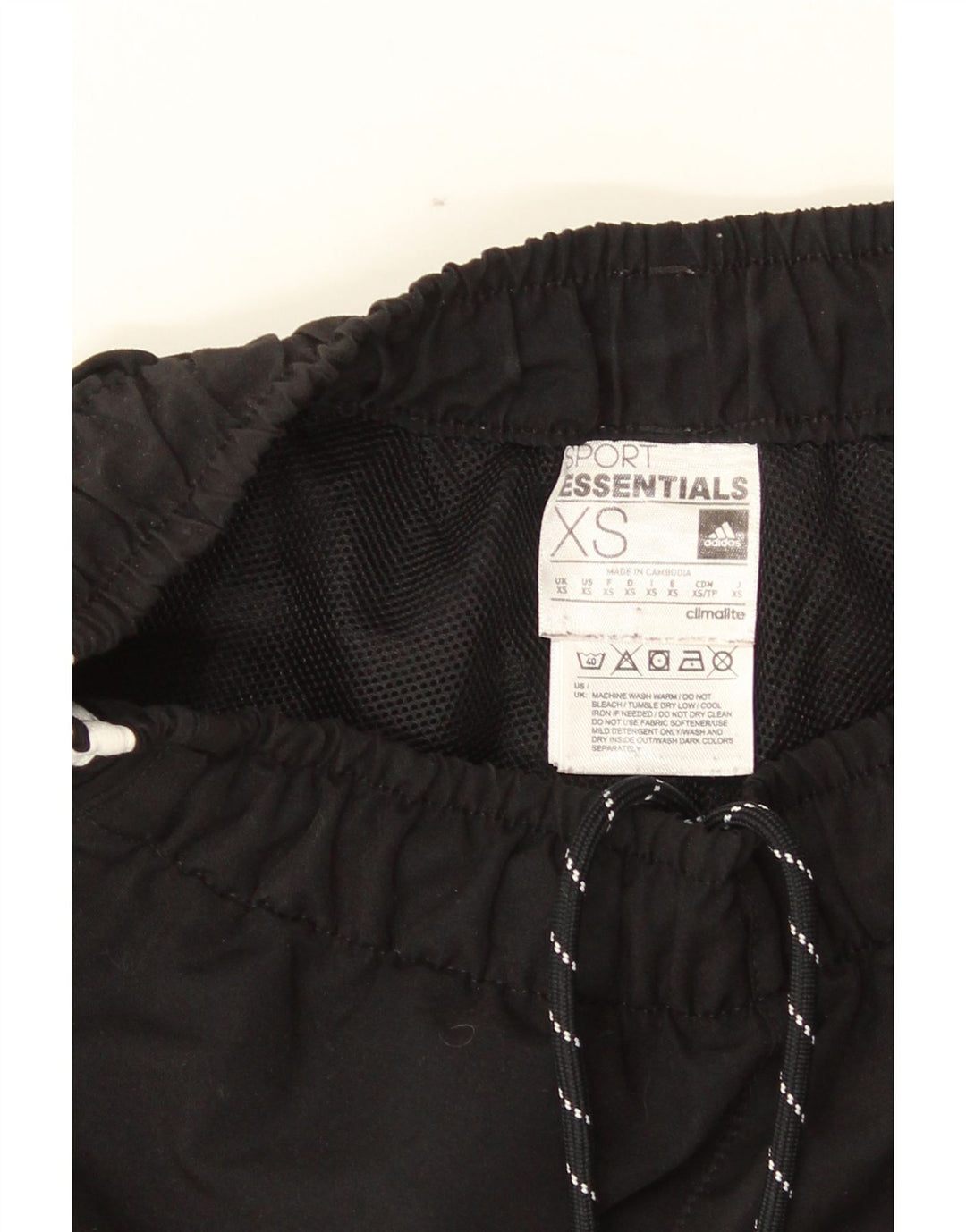 Adidas Mens Climalite Sport Shorts XS  Black Polyester