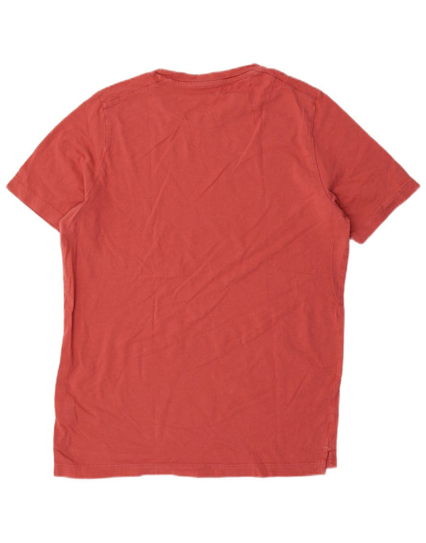 Puma Mens Graphic T-Shirt Top Medium Red Cotton