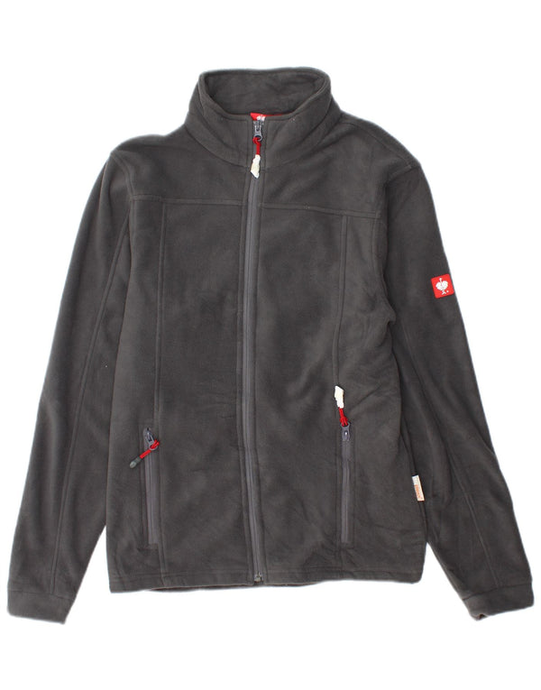 ENGELBERT STRAUSS Womens Fleece Jacket UK 18 XL Grey Polyester