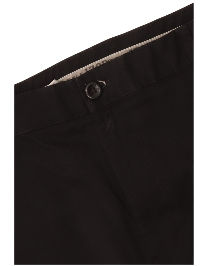 Izod Mens Cargo Shorts W38 XL Black Polyester