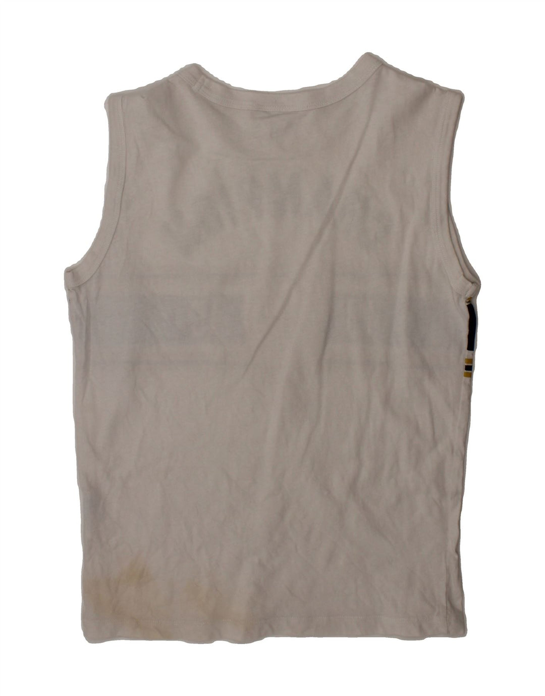 CHAMPION Boys Graphic Vest Top 9-10 Years Medium White Cotton Vintage Champion and Second-Hand Champion from Messina Hembry 