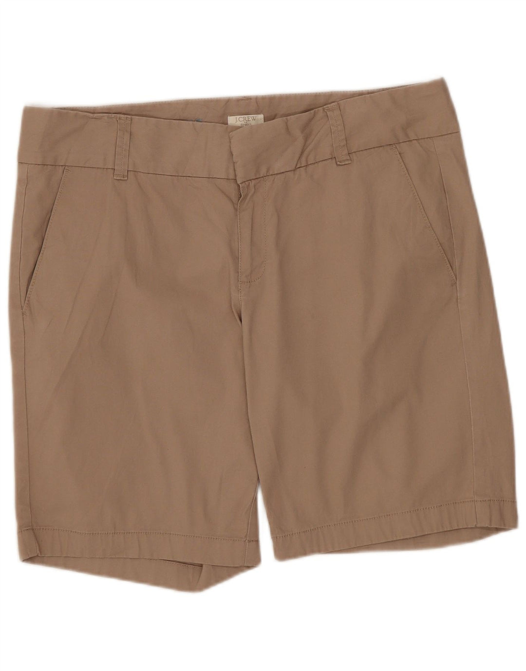 J. Crew Womens Chino Shorts US 8 Medium W32 Brown Cotton