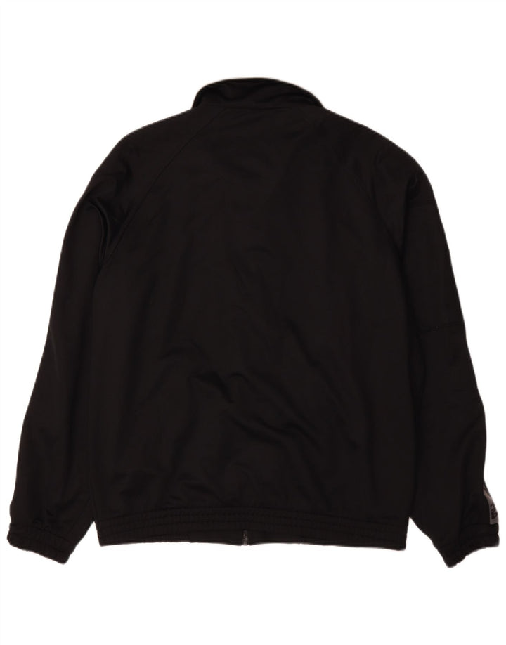 Fila Mens Graphic Tracksuit Top Jacket IT 50 Medium Black Colourblock