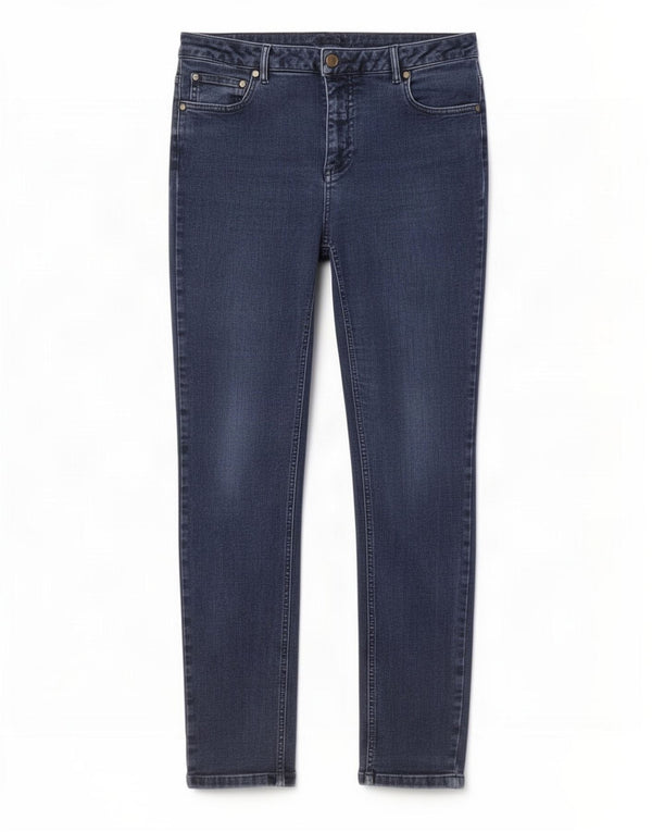 Hobbs Womens Skinny Jeans UK 16 Large W34 L30 Blue Cotton