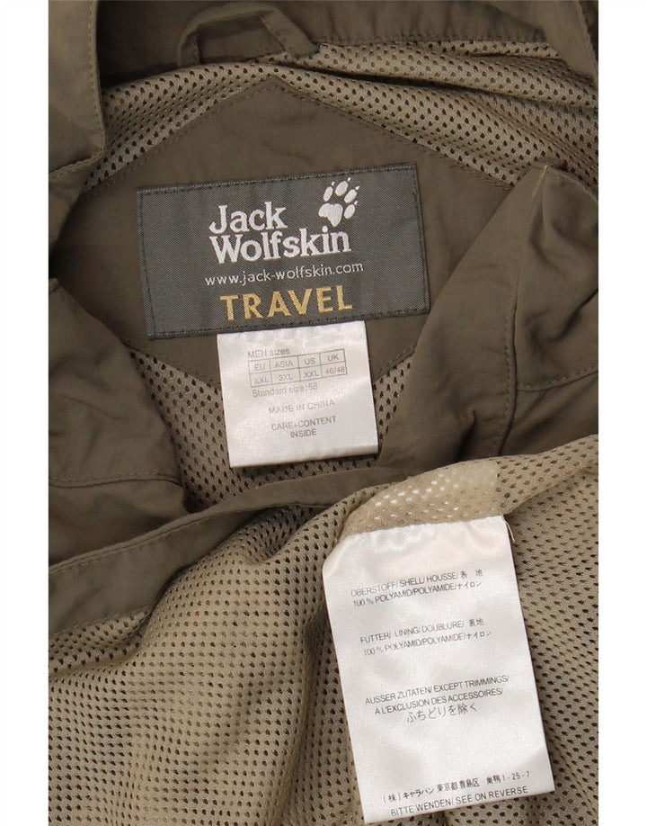 JACK WOLFSKIN Mens Sleeveless Tracksuit Top Jacket UK 46/48 2XL Grey