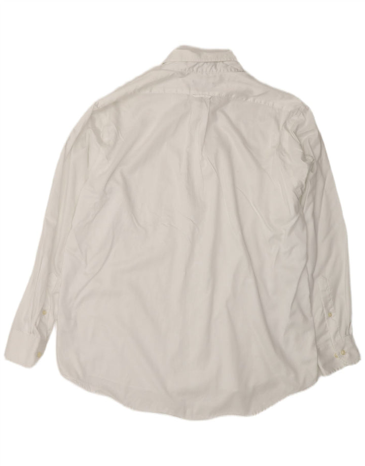 Izod Mens Shirt Size 17 XL White Cotton
