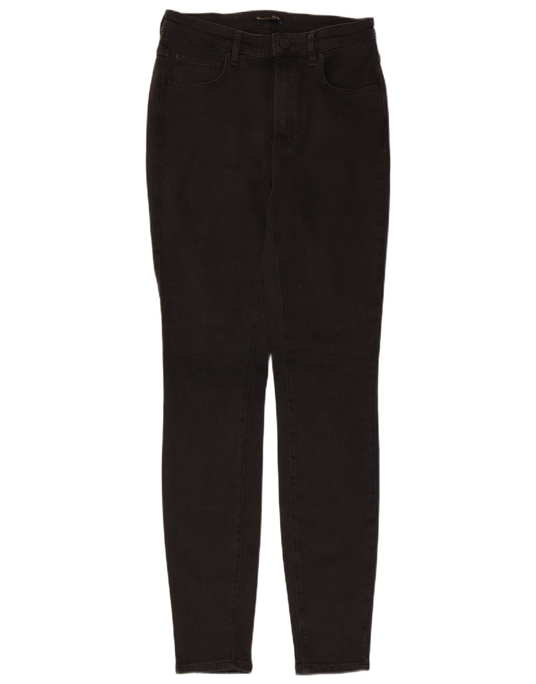 Massimo Dutti Womens Skinny Jeans EU 38 Small W28 L30 Black Polyester