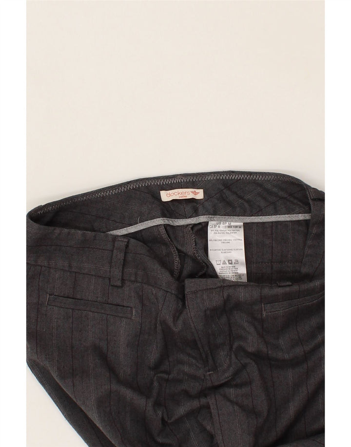DOCKERS Womens Petite Bootcut Casual Trousers US 8 Medium W32 L28 Grey Vintage Dockers and Second-Hand Dockers from Messina Hembry 