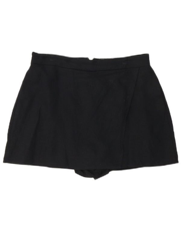 Hollister Womens Skort Mini Skirt Large W34 Black Linen