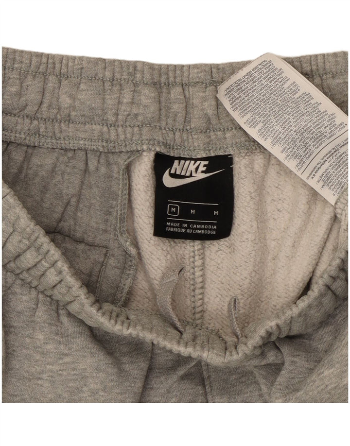 NIKE Mens Tracksuit Trousers Joggers Medium  Grey Cotton