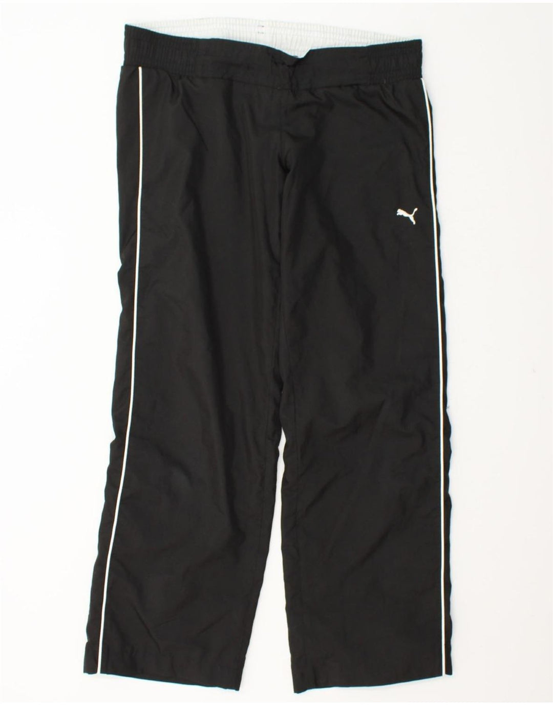 PUMA Womens Tracksuit Trousers UK 14 Large Black Polyester Vintage Puma and Second-Hand Puma from Messina Hembry 